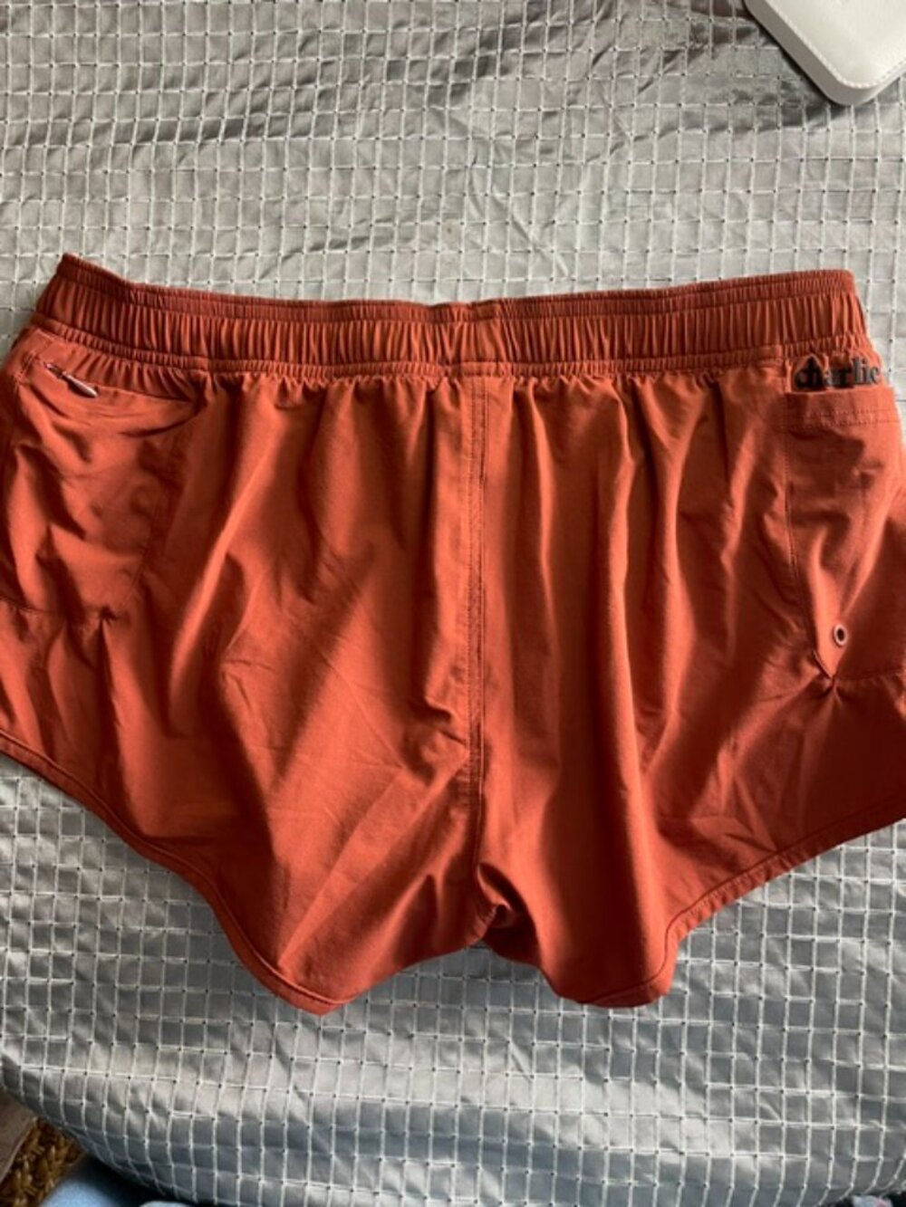 Charlie by Mathew Zink hybrid shorts swimsuit/gym, running with liner size Large - Picture 3 of 4